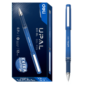 კალამი, მელნიანი, Gel Pen, 0.7 მმ., DELI [G11BL]