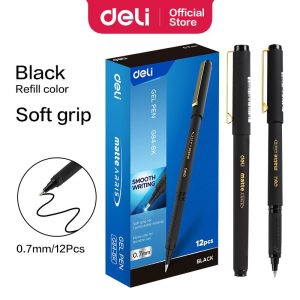 კალამი, მელნიანი, Gel Pen, 0.7 მმ., DELI [G84-BK]