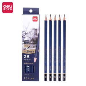 ფანქარი, Sketching Pencil, შეკვრაში 12 ც., DELI [S999-2B]