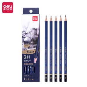 ფანქარი, Sketching Pencil, შეკვრაში 12 ც., DELI [S999-3H]