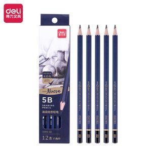 ფანქარი, Sketching Pencil, შეკვრაში 12 ც., DELI [S999-5B]