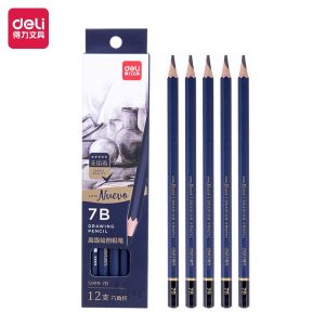 ფანქარი, Sketching Pencil, შეკვრაში 12 ც., DELI [S999-7B]
