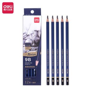 ფანქარი, Sketching Pencil, შეკვრაში 12 ც., DELI [S999-9B]