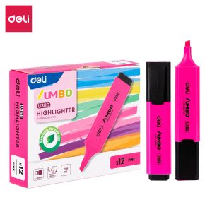 ტექსტ მარკერი, ვარდისფერი, DELI [U366-PK]