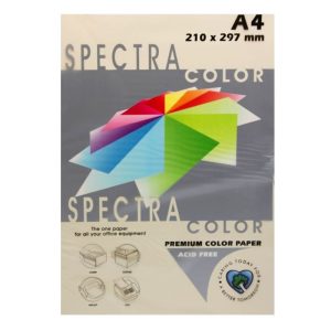ფერადი ქაღალდი, A4, 80 გრ., 100 ფურცელი, Ivory, SPECTRA [100/100]
