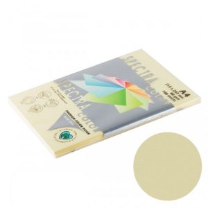 ფერადი ქაღალდი, A4, 80 გრ., 100 ფურცელი, Cream, SPECTRA [100/110]