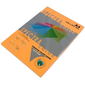 ფერადი ქაღალდი, A4, 75 გრ., 100 ფურცელი, O, SPECTRA [100/371]