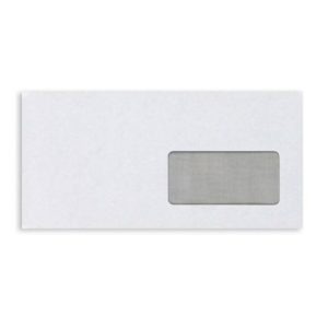 კონვერტი-დიპლომატი, ფანჯრით, 105x240 მმ., 110 გრ., [105/240DIP]