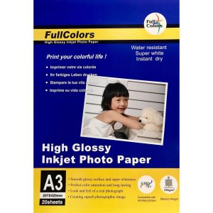 ფოტოქაღალდი, High Glossy, CGP230G, A3, 20 ფურცელი, FullColors [230A3/20]