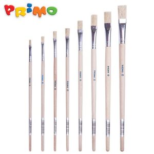 ფუნჯი, Flat-tipped brush in bristle size 14, PRIMO [241PQ14]