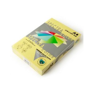 ფერადი ქაღალდი, A4, 160 გრ., 250 ფურცელი, Y, SPECTRA [250/160]