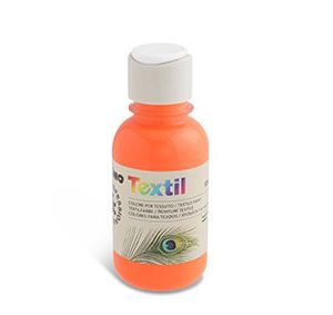 ტექსტილის საღებავი, Textile fluorescent paint 125 ml., Orange, PRIMO [410TXF125250]