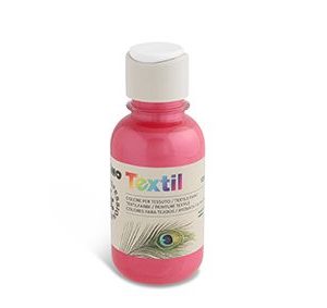ტექსტილის საღებავი, Textile metallic paint 125 ml., Red, PRIMO [410TXM125300]