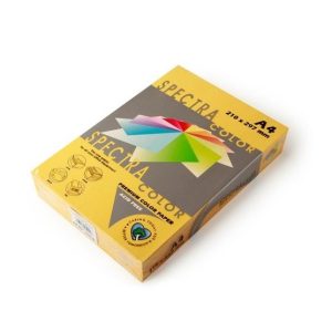 ფერადი ქაღალდი, A4, 80 გრ., 500 ფურცელი, Y, SPECTRA [500/200]