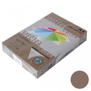 ფერადი ქაღალდი, A4, 80 გრ., 500 ფურცელი, Chocolate, SPECTRA [500/431]