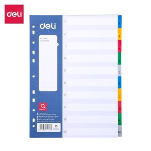 დივაიდერი, A4, 10 ფურცელი, DELI [5724A]