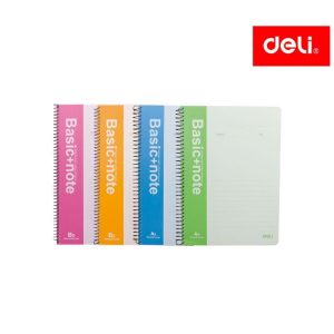 ბლოკნოტი, ზამბარით, A5, 80 ფურცელი, DELI [7684]