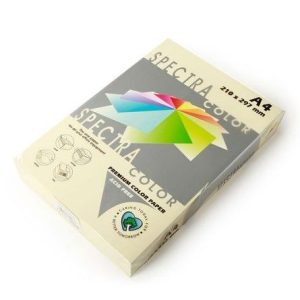 ფერადი ქაღალდი, A3, 80 გრ., 500 ფურცელი, Cream, SPECTRA [A3/80/110]