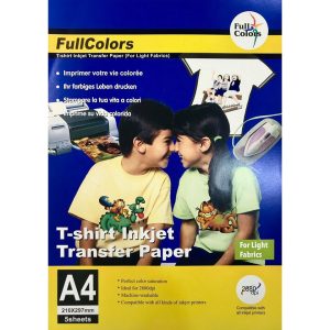 ტრანსფერული ქაღალდი, T-shirt transfer, STW140G, A4, 5 ფურცელი, FullColors [STW140/5]