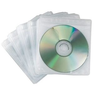 CD დისკის ჩასადები პლასტიკური (100ცალი) ABC