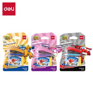სტეპლერი №10 ტყვიით SuperWings 0249 , DELI