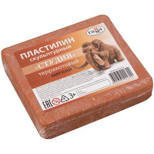 პლასტელინი პროფ. Гамма 0.5კგ ТЕРРАКОТОВЫЙ М