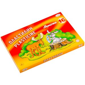 პლასტელინი Гамма МУЛЬТИКИ, 16ფ, 320გრ
