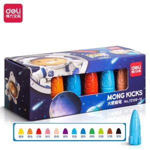 პასტელი Oil Pastel 12color 72109-12, DELI