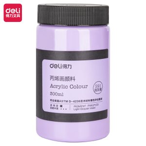 აკრილის საღებავი, 300მლ , 73875-LIGHT GREY PURPLE , DELI