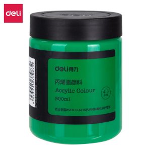აკრილის საღებავი, 300მლ , 73875-MEDIUM GREEN , DELI