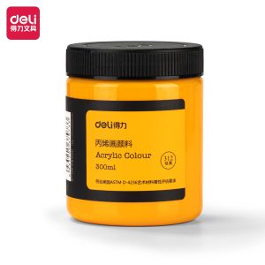 აკრილის საღებავი, 300მლ , 73875-ORANGE , DELI
