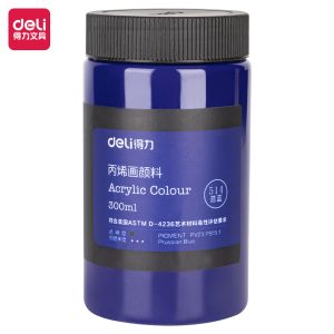 აკრილის საღებავი, 300მლ , 73875-PRUSSIAN BLUE , DELI
