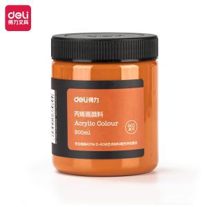აკრილის საღებავი, 300მლ , 73875-RED OCHRE , DELI