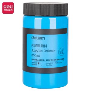 აკრილის საღებავი, 300მლ , 73875-SKY BLUE , DELI