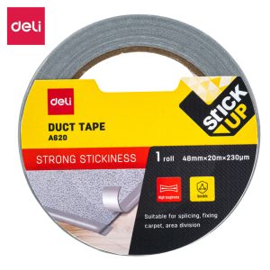 სკოჩი ტექსტილის 48mm*20m SILVER A620 DELI