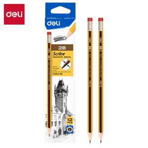 ფანქარი 2B(12ცალი) C004-2B , DELI