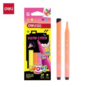 მარკერი Sketch Marker NEON COLOR C186-6, DELI