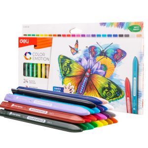 პასტელი Wax crayon C20020, DELI