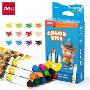 პასტელი GEL Crayon 24color C211-12, DELI