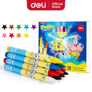 პასტელი 10ფ. Wax Crayon C219-10, DELI