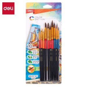 ფუნჯების ნაკრები 10ც C407 , DELI
