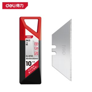დანის პირი 61*19mm(10ცალი) Trapezoid blade SK4 DL-DP30 ,Deli