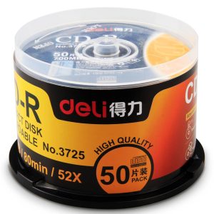 CD-R დისკი 700Mb 50 ცალი Deli Stationery