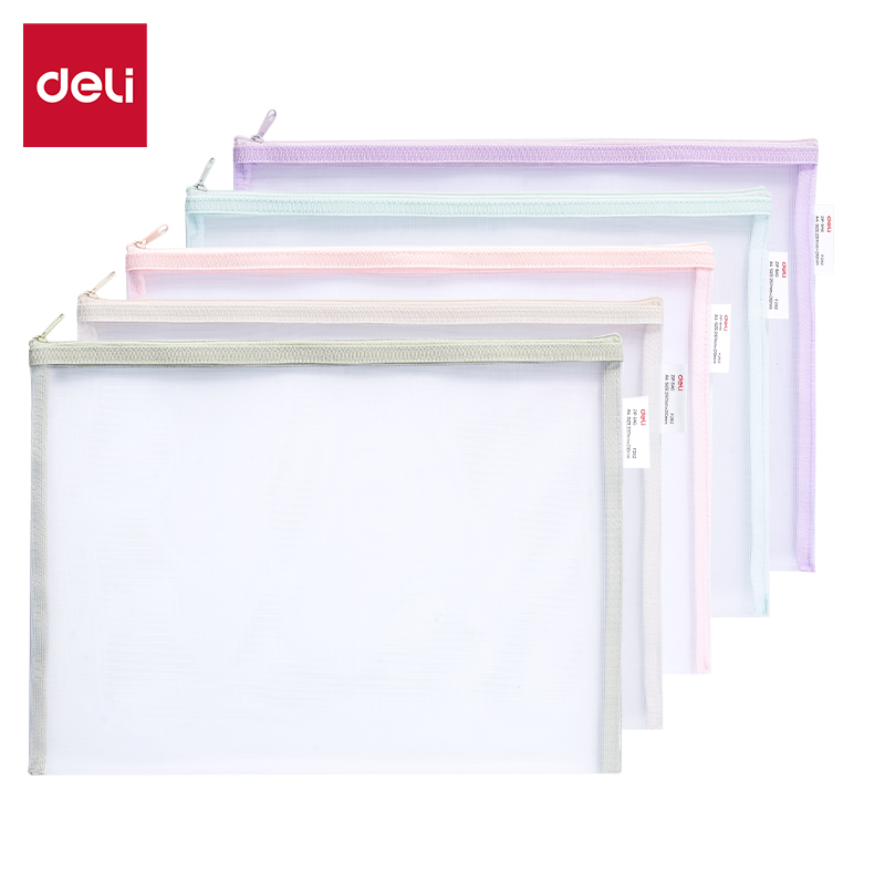 საქაღალდე პლასტიკური A4 ZIP BAG F282, DELI - Image 1