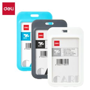 ბეიჯი თასმით, ვერტიკალური 113*68mm F421 ,DELI