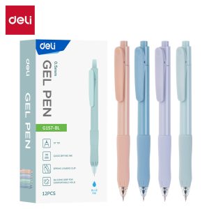 კალამი მელნიანი Gel Pen 0.7mm G157-BL, DELI