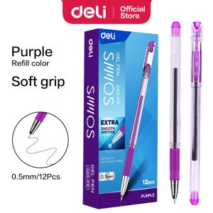 კალამი მელნიანი 0.5მმ G85-PR Purple , DELI