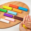საძერწი მასალა Plasticine 12ფერი, H718-12, DELI - Thumbnail Image 2