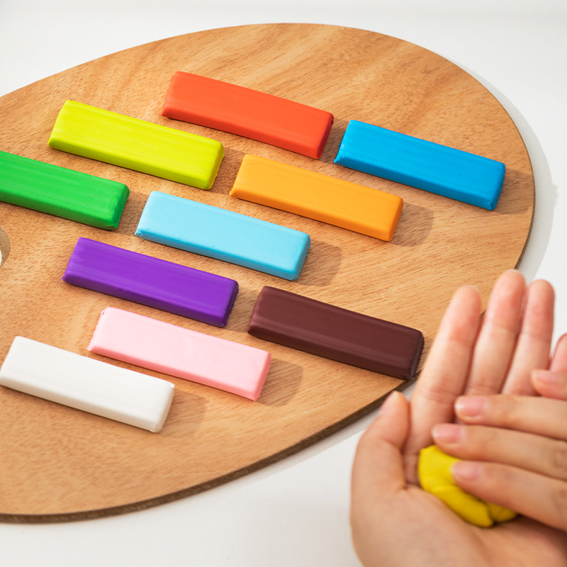 საძერწი მასალა Plasticine 6ფერი, H718-6, DELI - Image 3