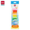 საძერწი მასალა Plasticine 12ფერი, H719-12, DELI - Thumbnail Image 1